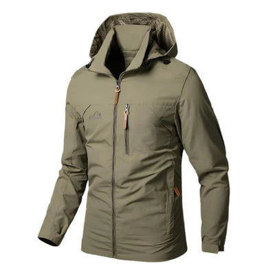Veste imperméable et coupe-vent pour homme