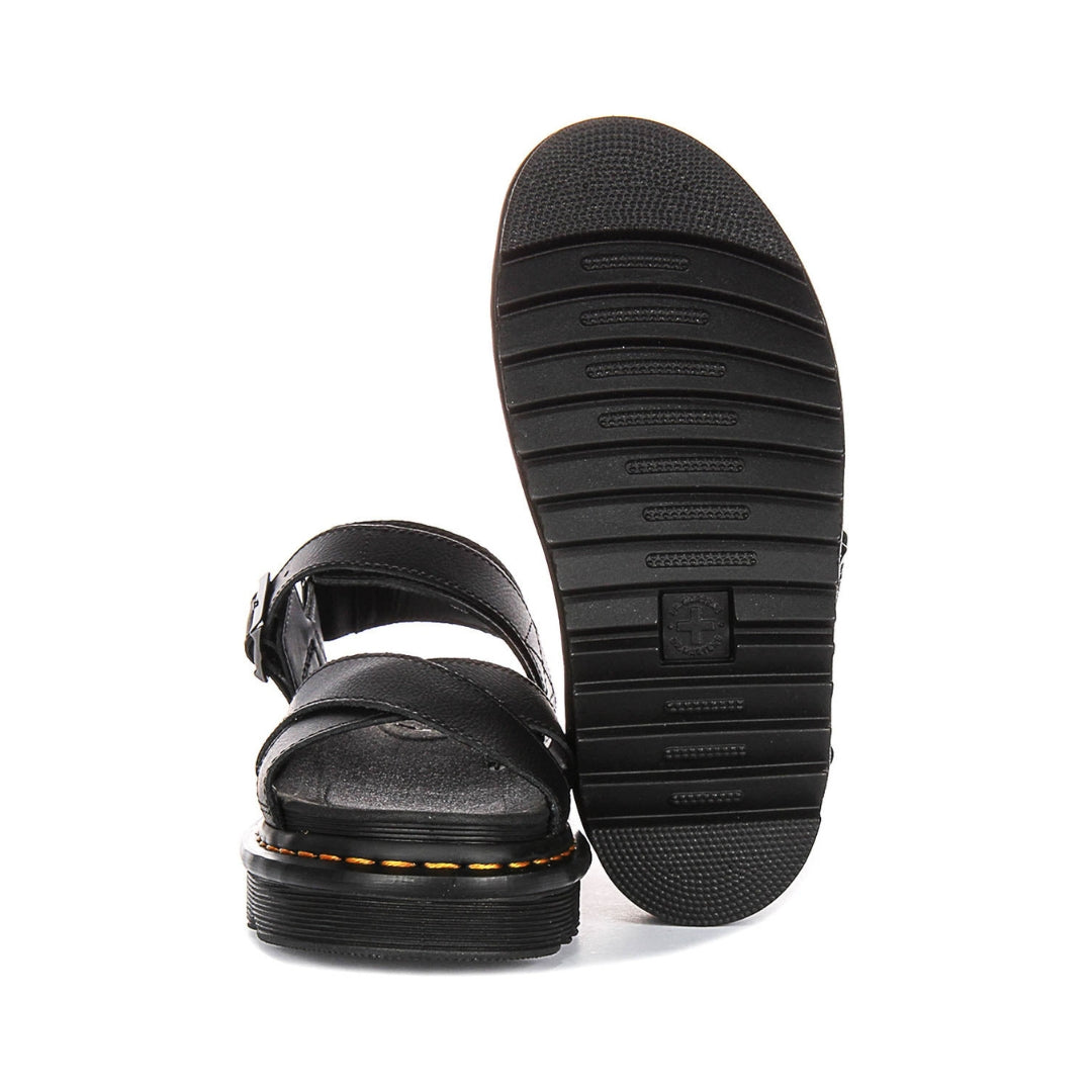 Sandales en cuir pour femme, avec une semelle épaisse confortable
