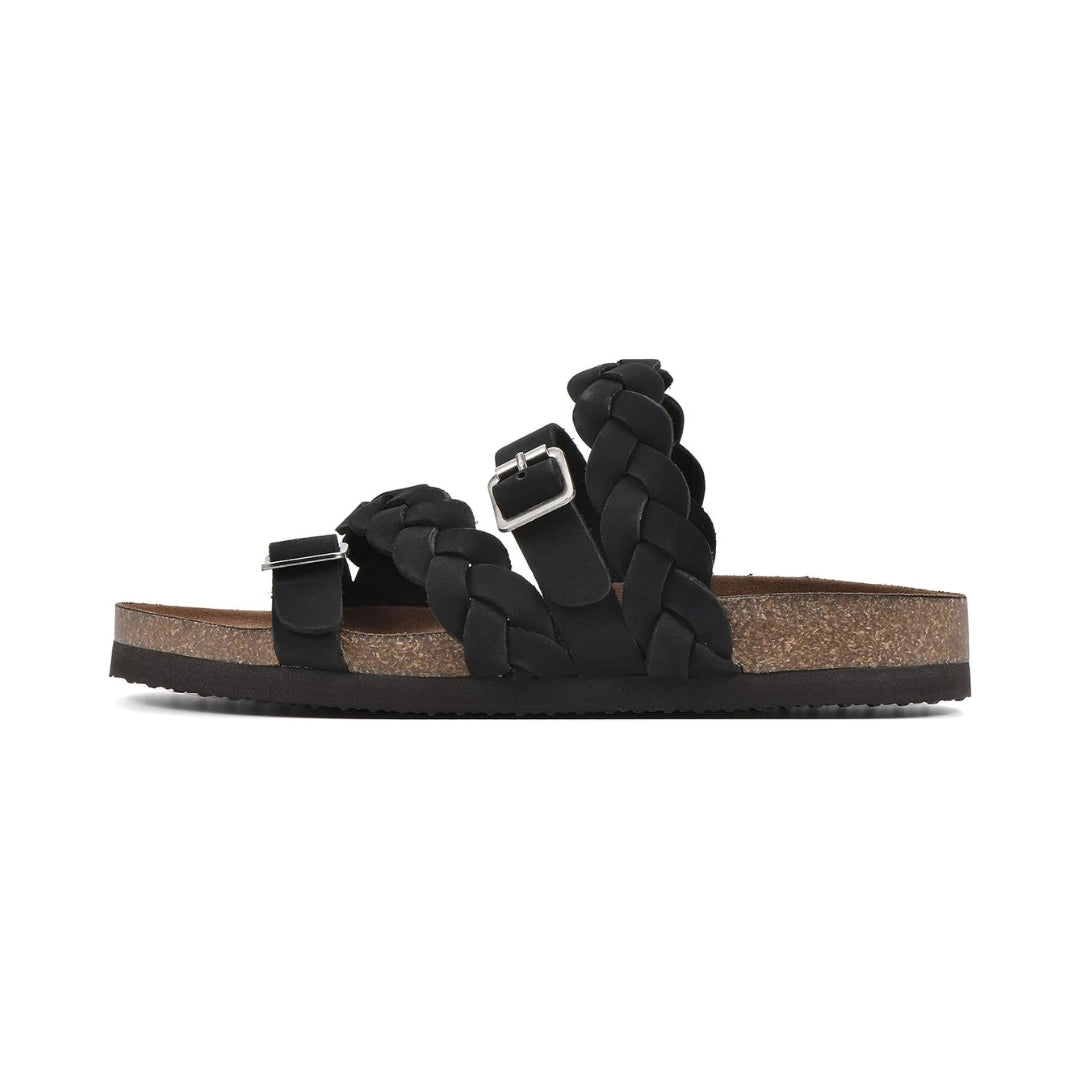 Sandales confortables pour femme dotées d'un détail tressé