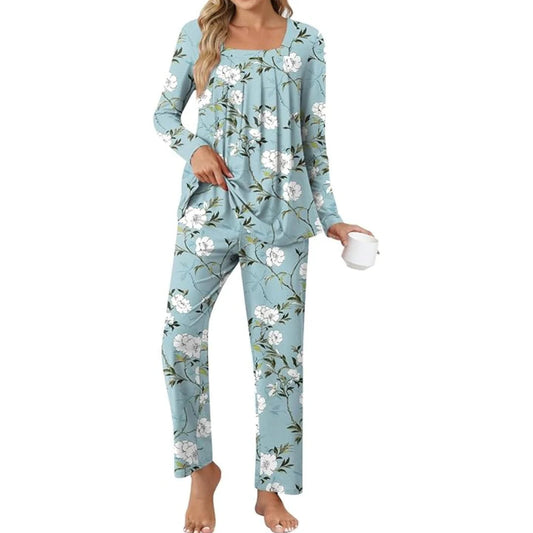 Ensemble pyjama 2 pièces femme avec poches