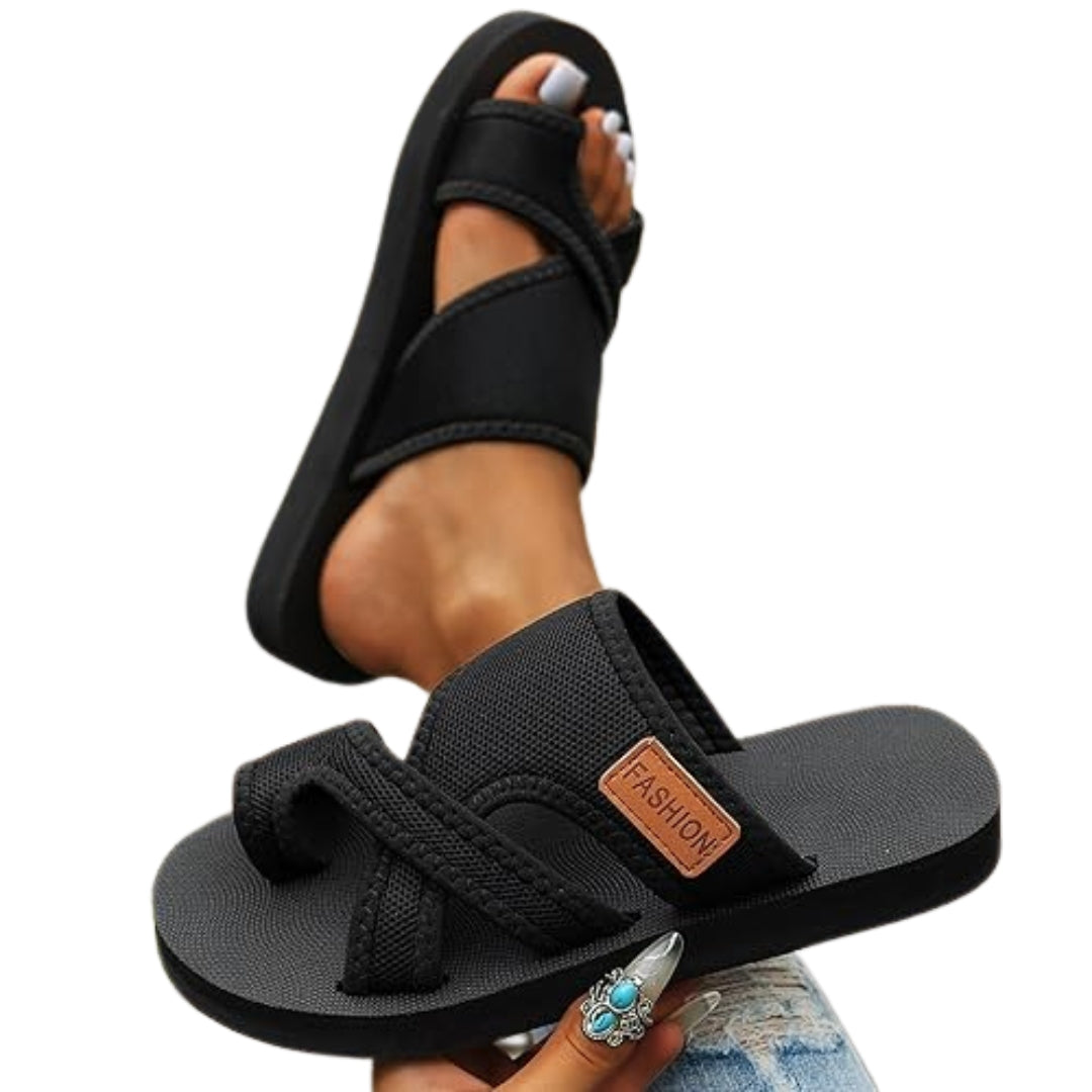 sandales compensées à bout ouvert pour femmes, idéales pour un maintien élégant