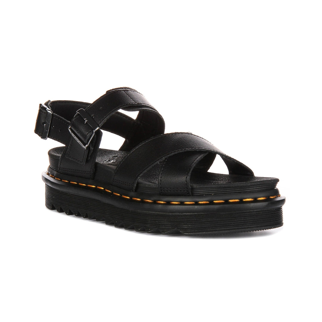 Sandales en cuir pour femme, avec une semelle épaisse confortable