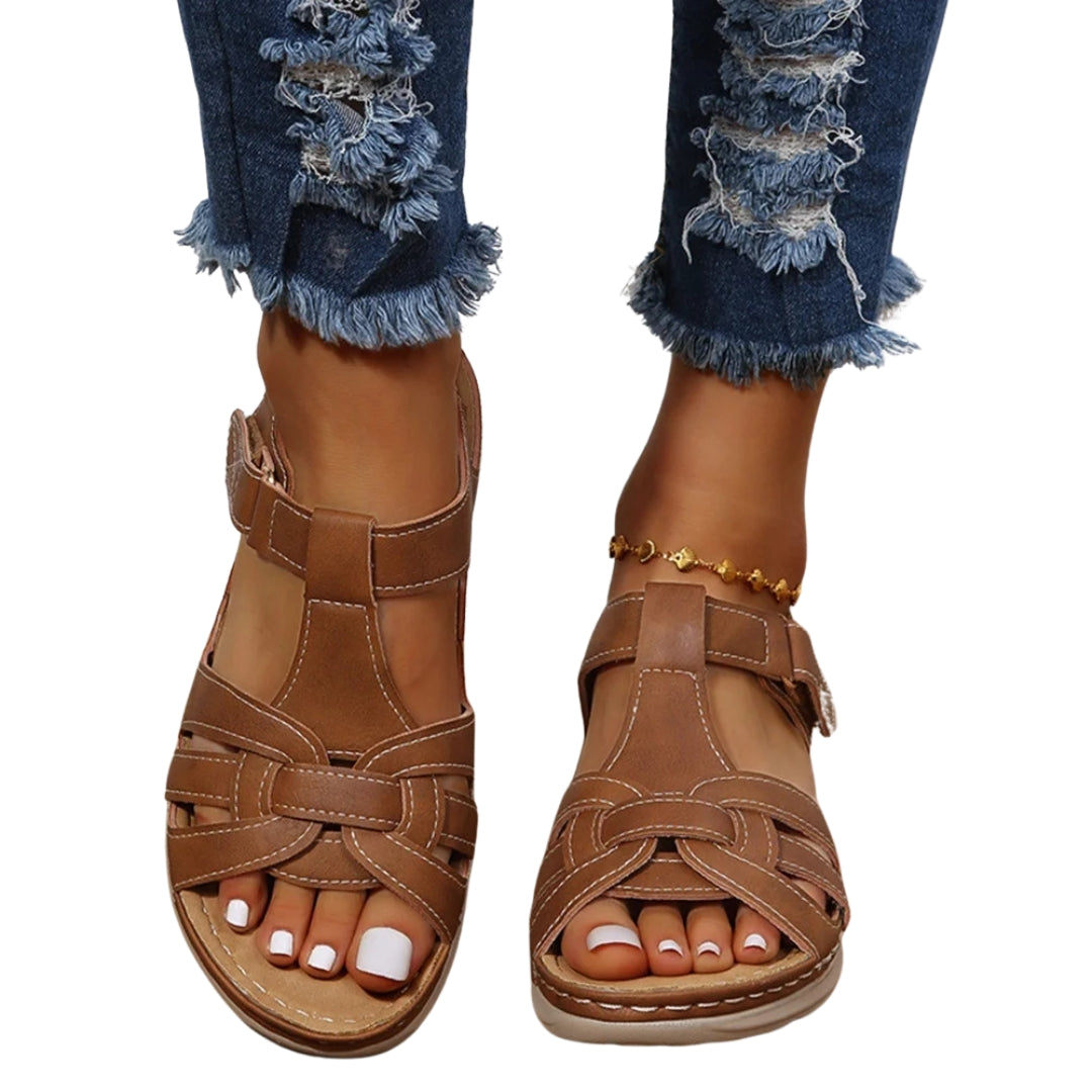 sandales d’été à semelle épaisse pour femme