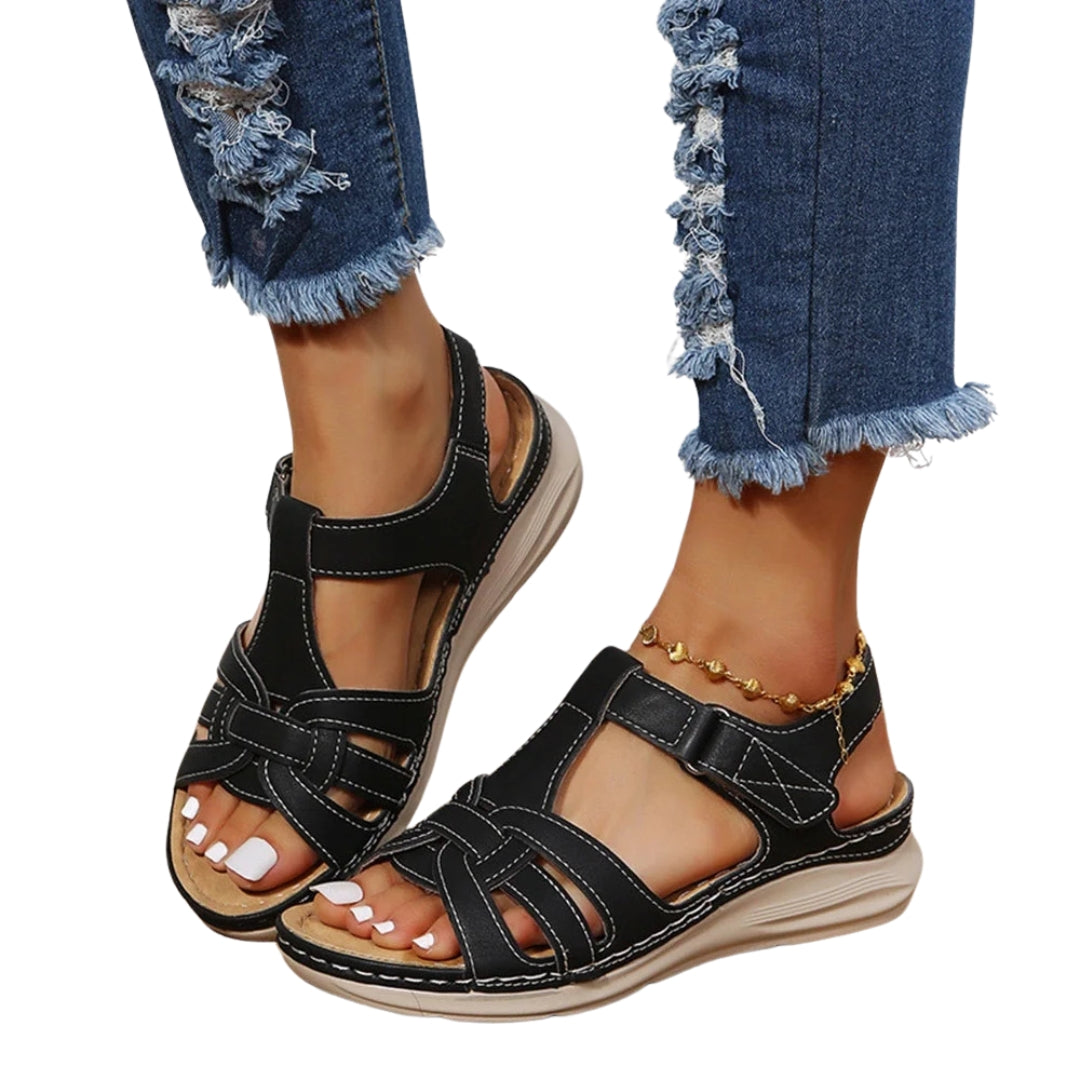 sandales d’été à semelle épaisse pour femme