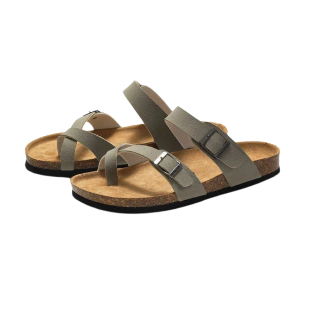 Sandales pour un confort optimal et semelle en bois