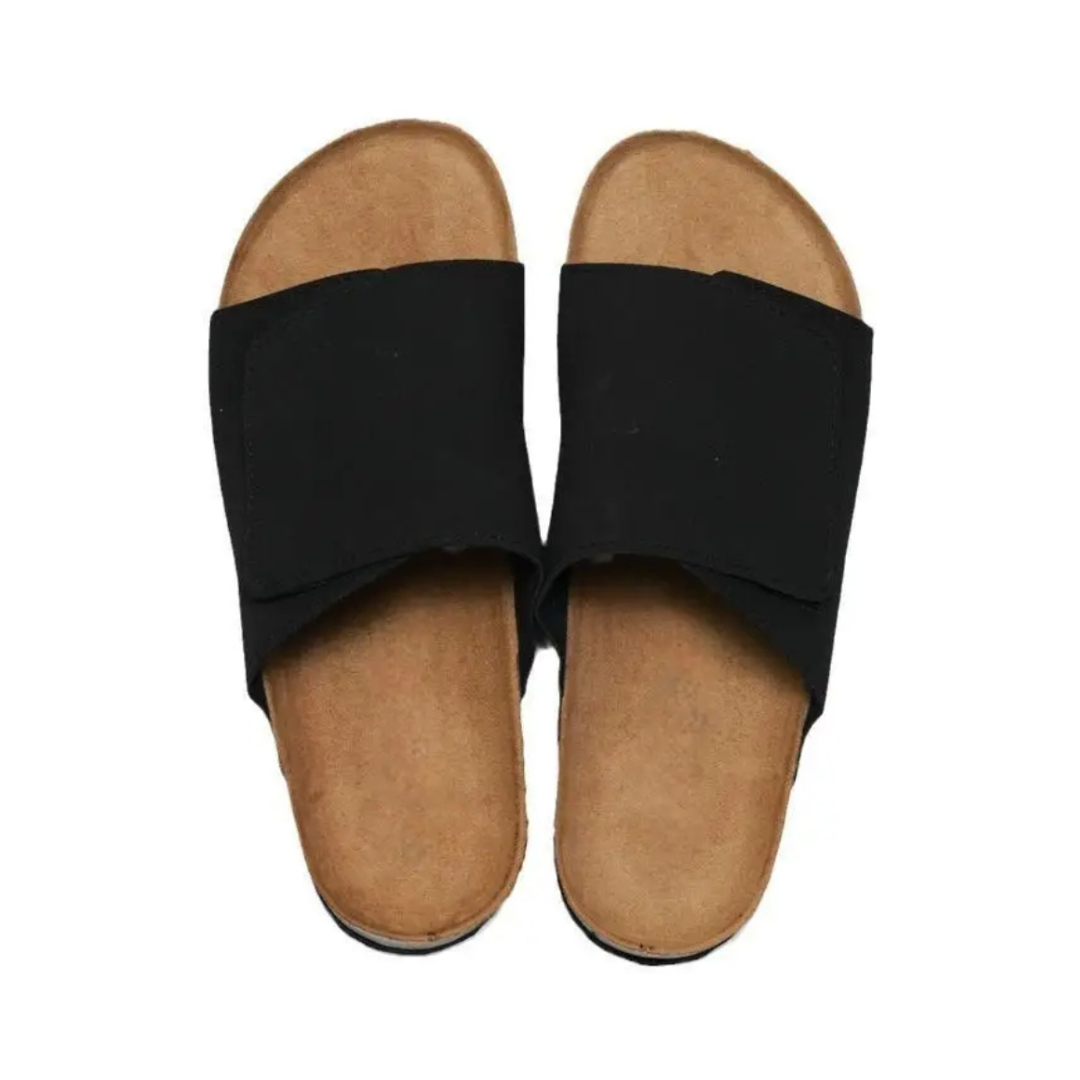 Sandales plates en liège au style décontracté idéales pour la plage ou la ville