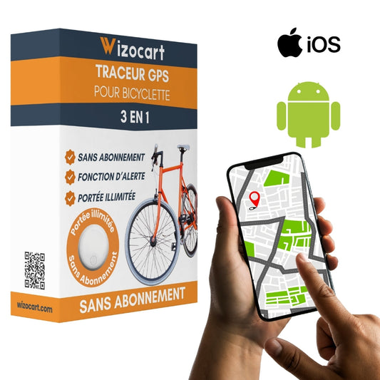 GPS pour Vélo – Compatible iOS / Android, Sans Abonnement
