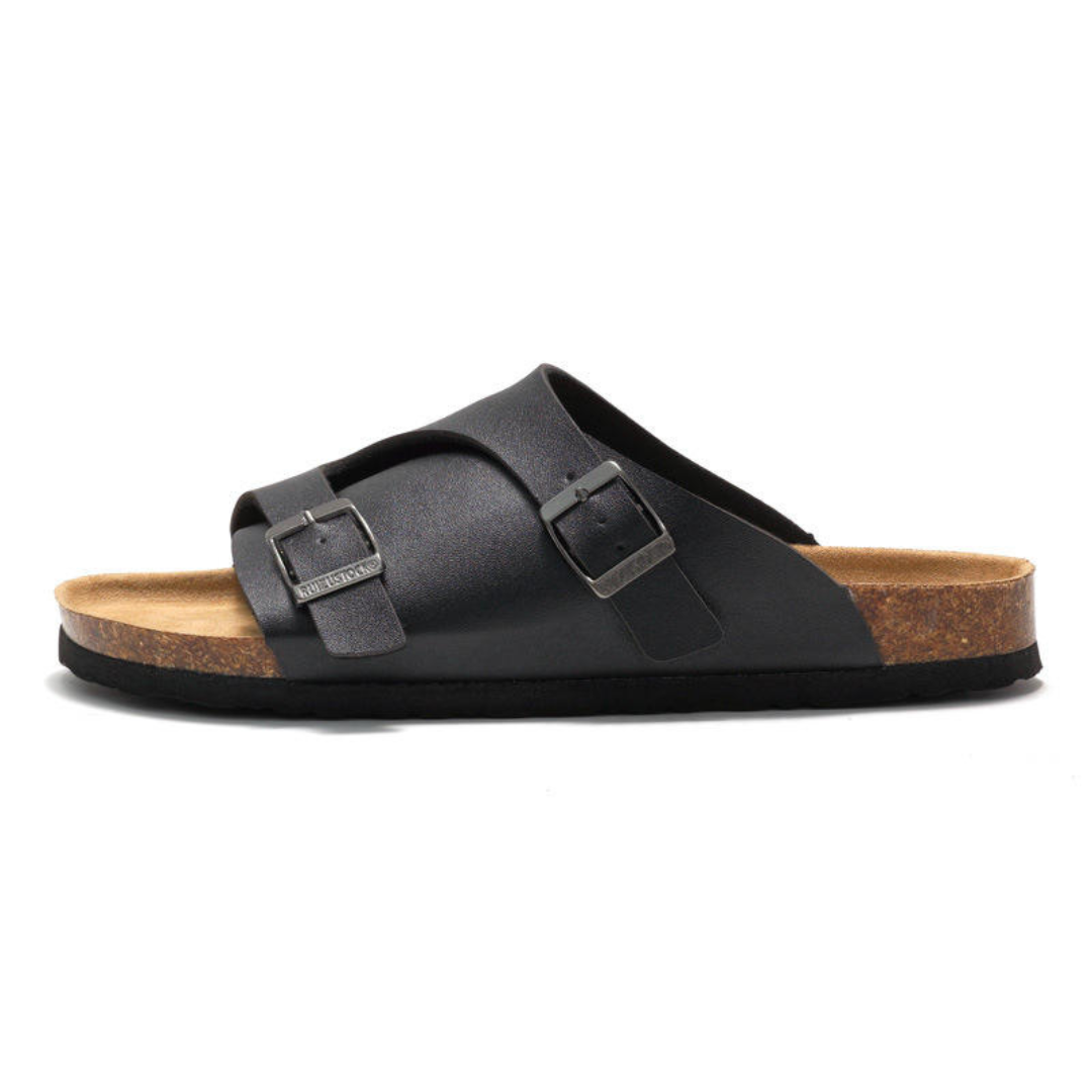 Sandales en liège , alliant style décontracté et confort avec une finition en cuir