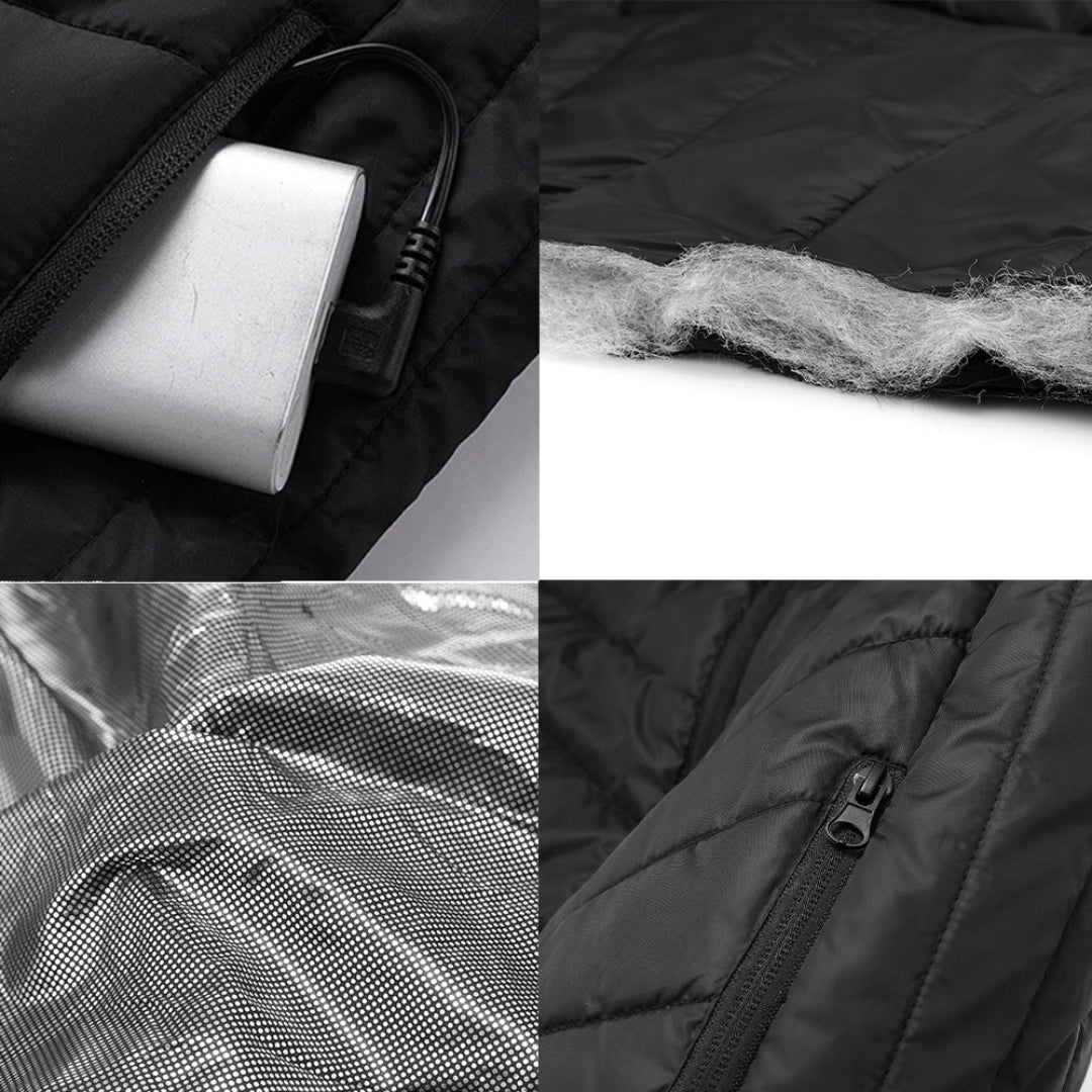 Veste chauffante imperméable-Doudoune chauffante