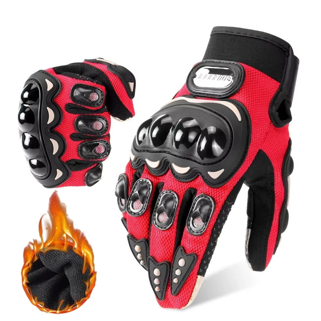 Gants moto hiver imperméables et coupe-vent