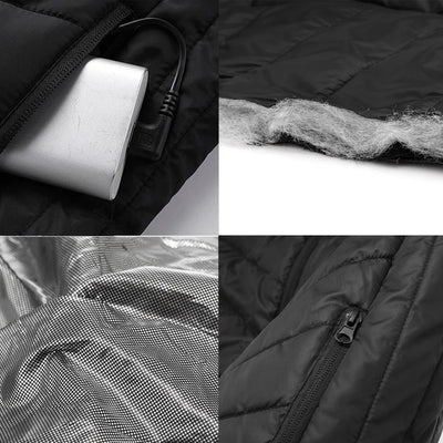 Veste chauffante imperméable-Doudoune chauffante